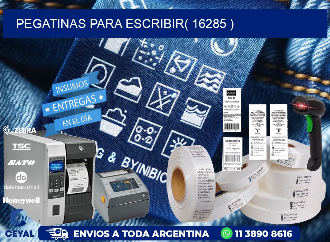 PEGATINAS PARA ESCRIBIR( 16285 )