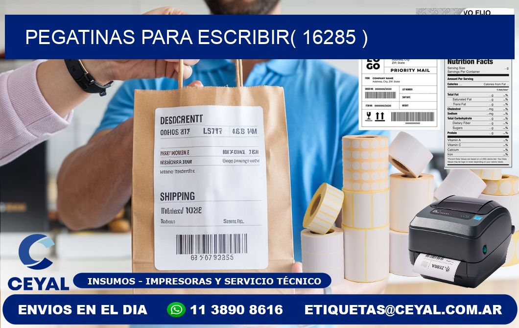 PEGATINAS PARA ESCRIBIR( 16285 )