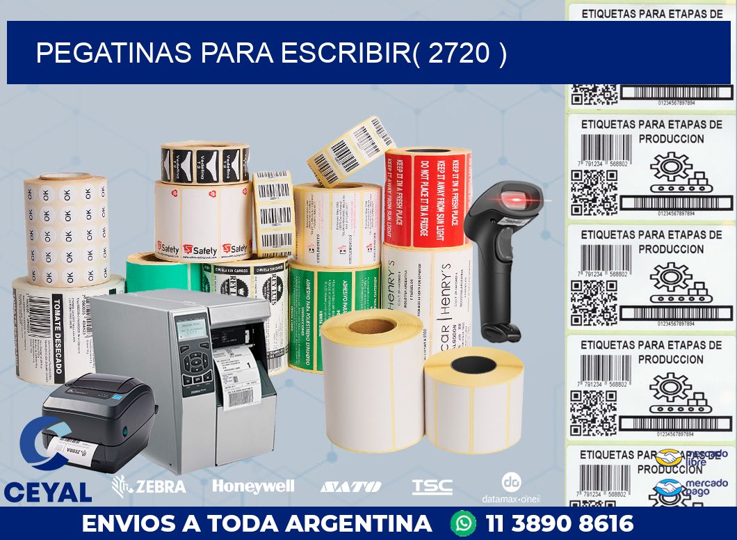 PEGATINAS PARA ESCRIBIR( 2720 )