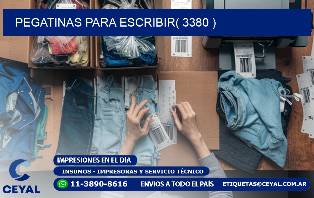 PEGATINAS PARA ESCRIBIR( 3380 )