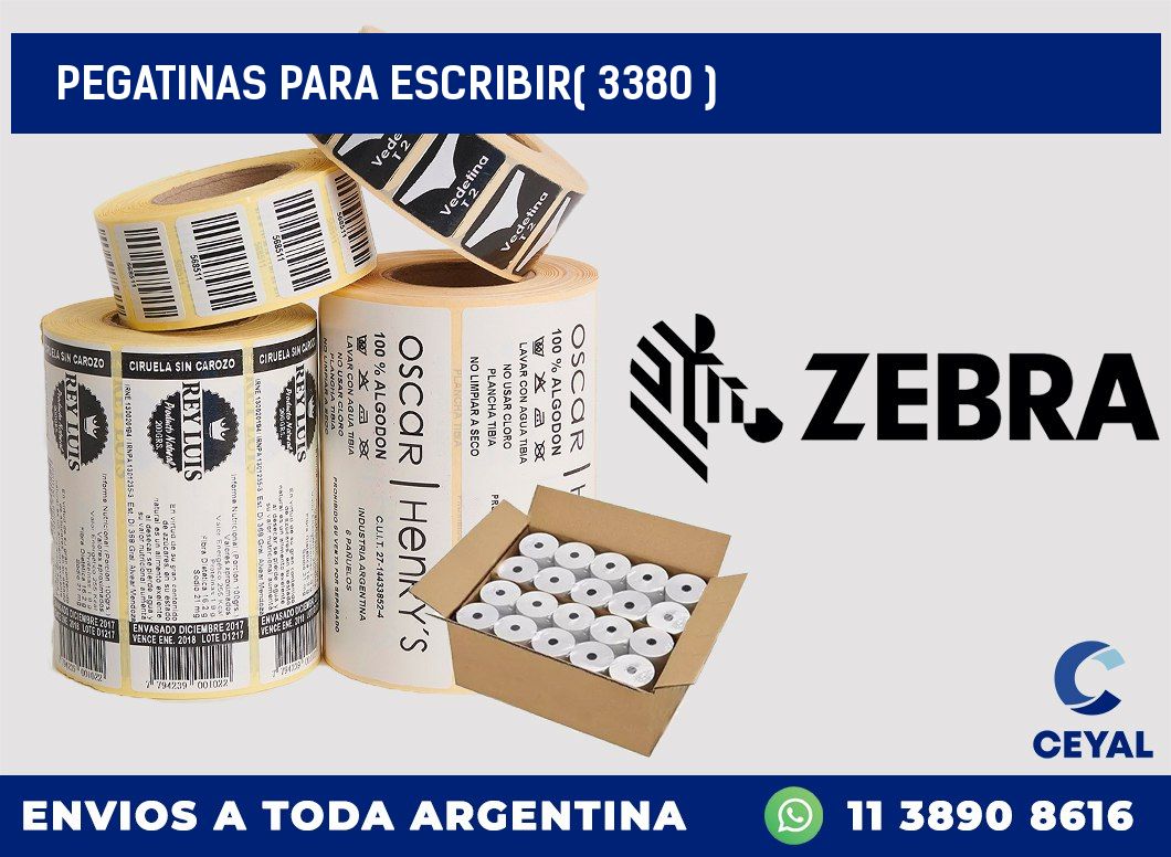 PEGATINAS PARA ESCRIBIR( 3380 )