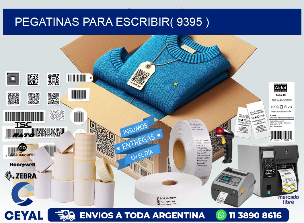 PEGATINAS PARA ESCRIBIR( 9395 )