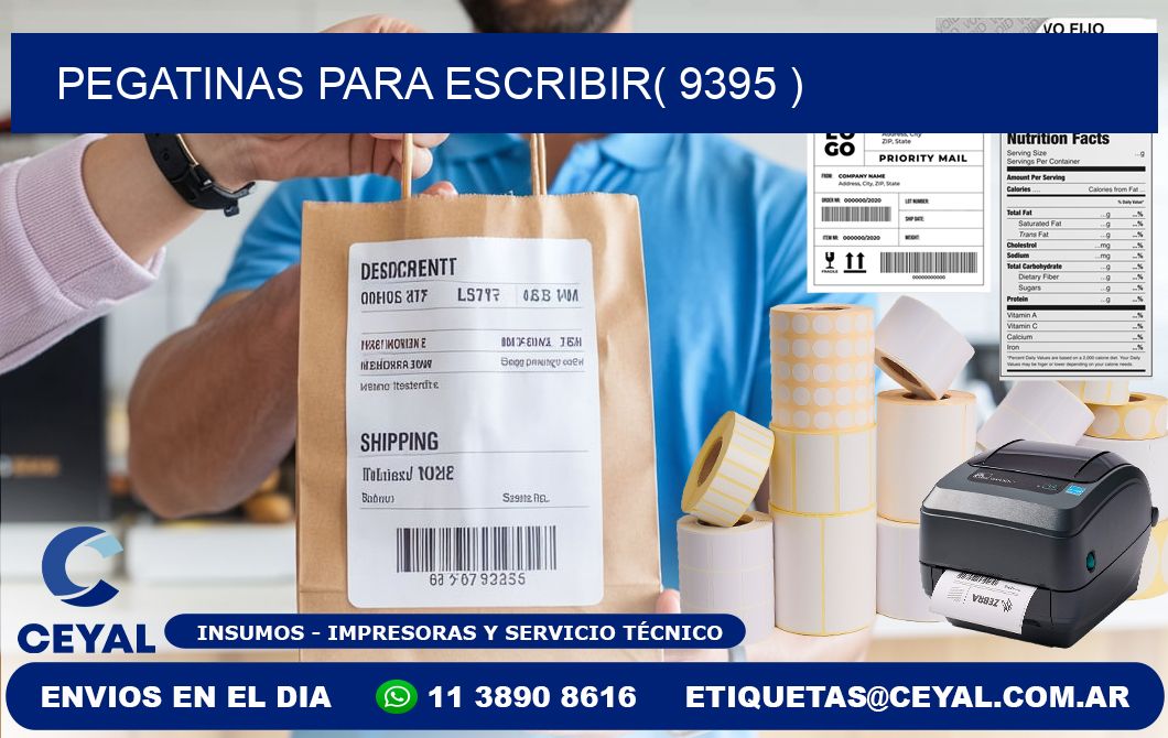 PEGATINAS PARA ESCRIBIR( 9395 )