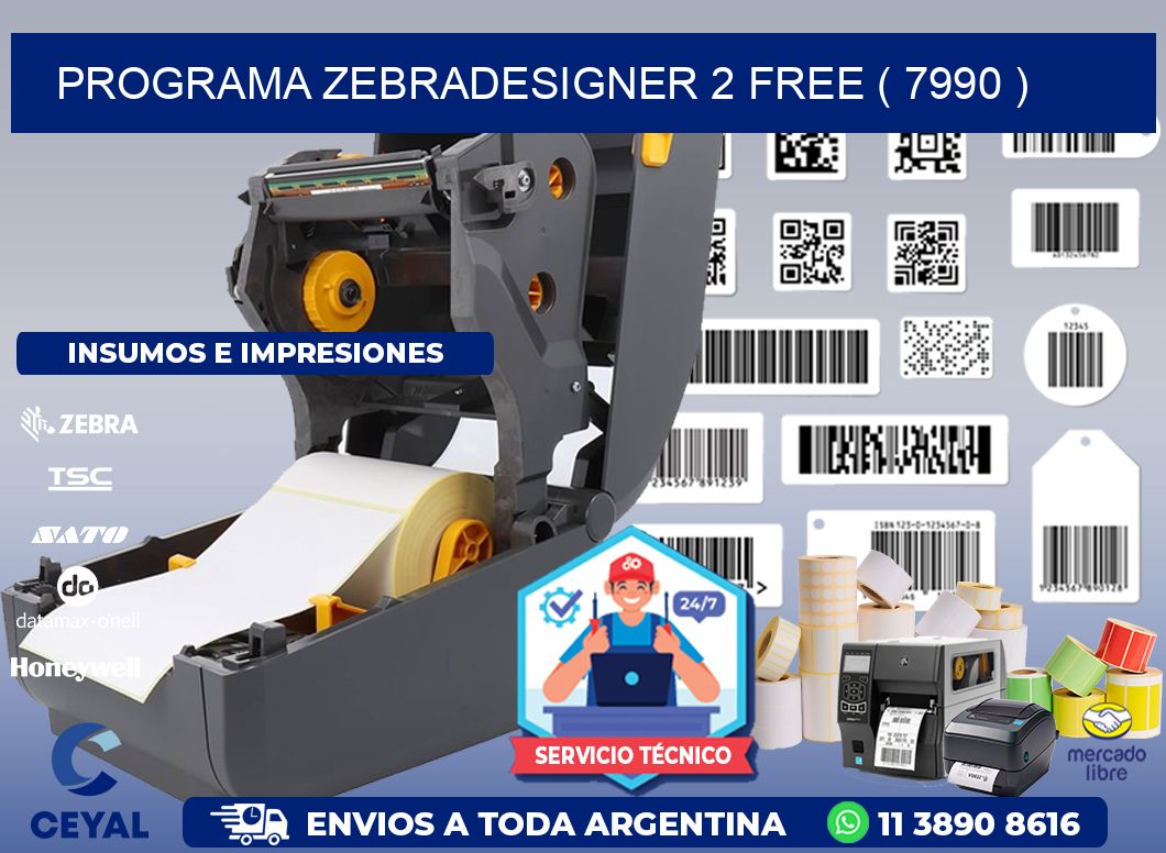 PROGRAMA ZEBRADESIGNER 2 FREE ( 7990 )