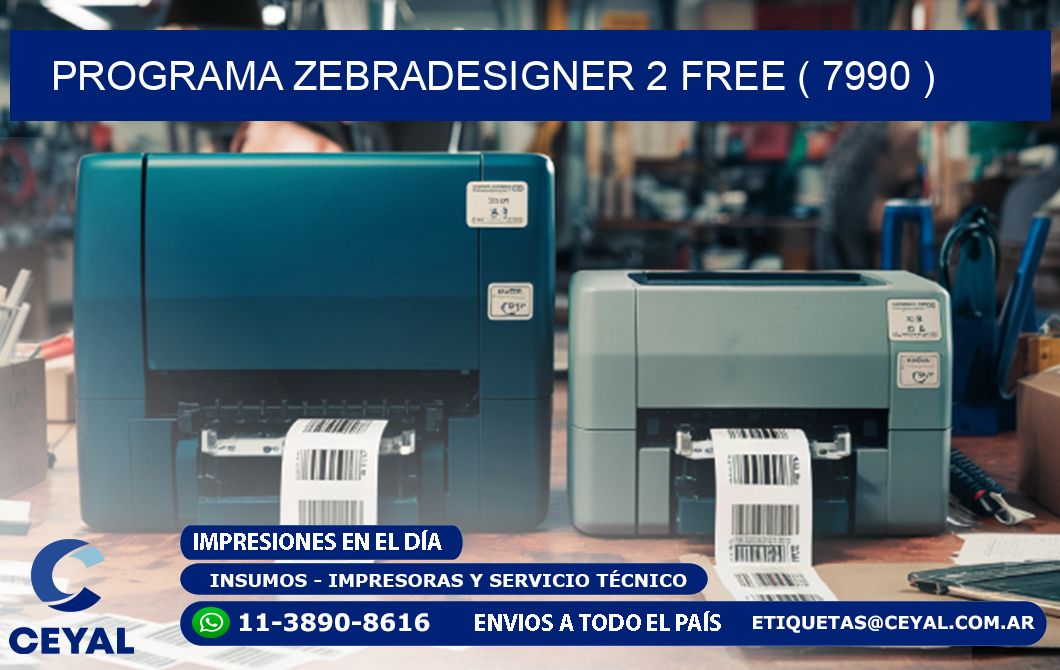 PROGRAMA ZEBRADESIGNER 2 FREE ( 7990 )