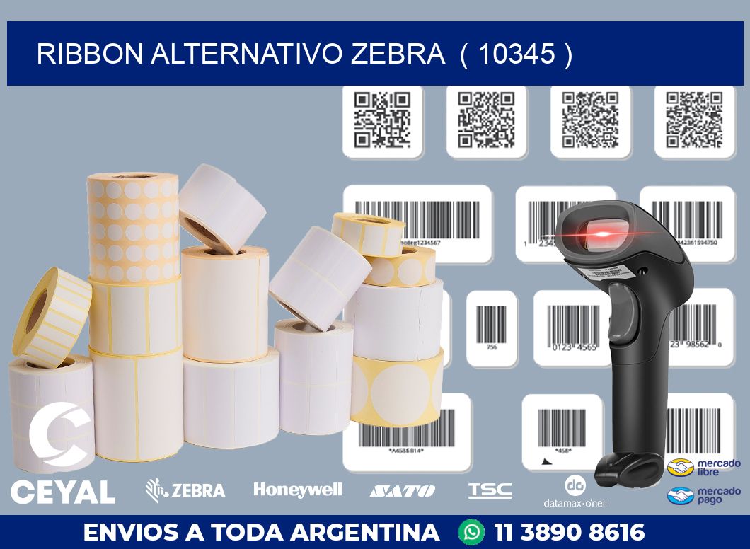 RIBBON ALTERNATIVO ZEBRA  ( 10345 )