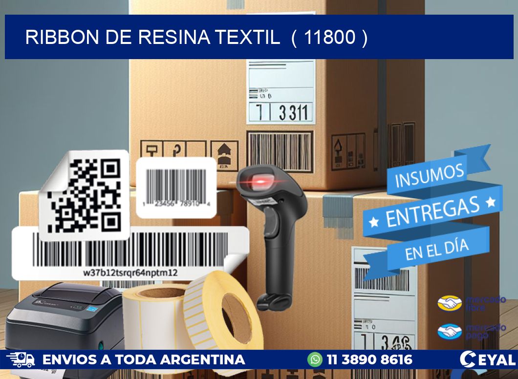 RIBBON DE RESINA TEXTIL  ( 11800 )