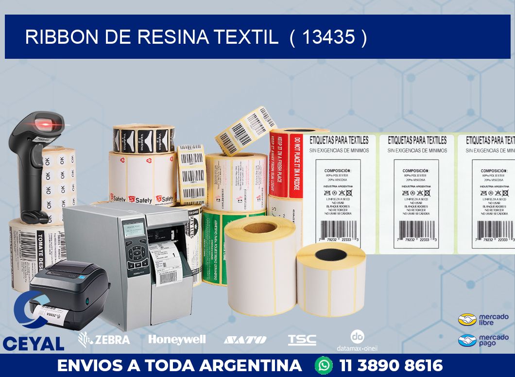 RIBBON DE RESINA TEXTIL  ( 13435 )