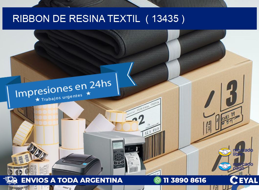 RIBBON DE RESINA TEXTIL  ( 13435 )