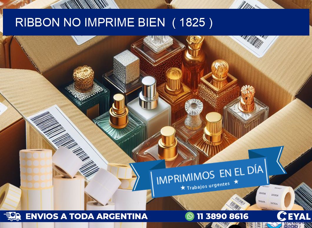 RIBBON NO IMPRIME BIEN  ( 1825 )