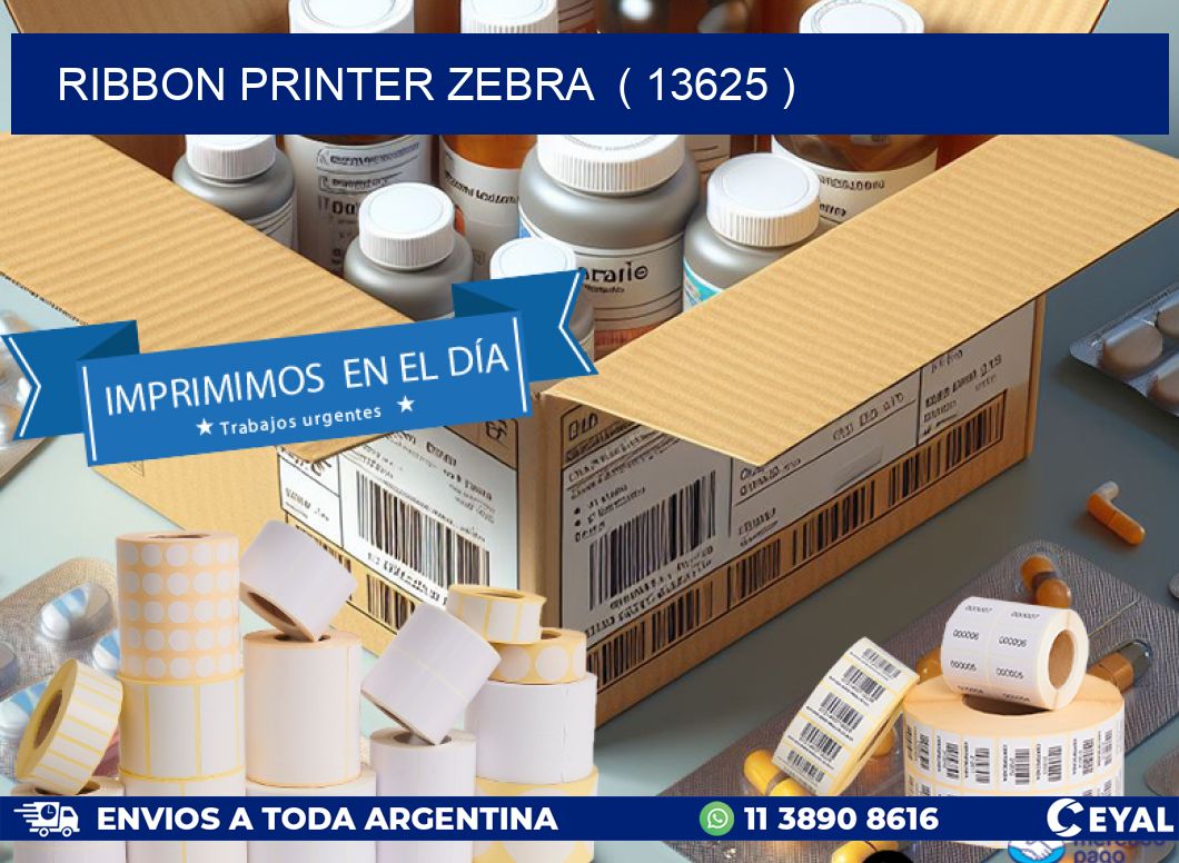 RIBBON PRINTER ZEBRA  ( 13625 )