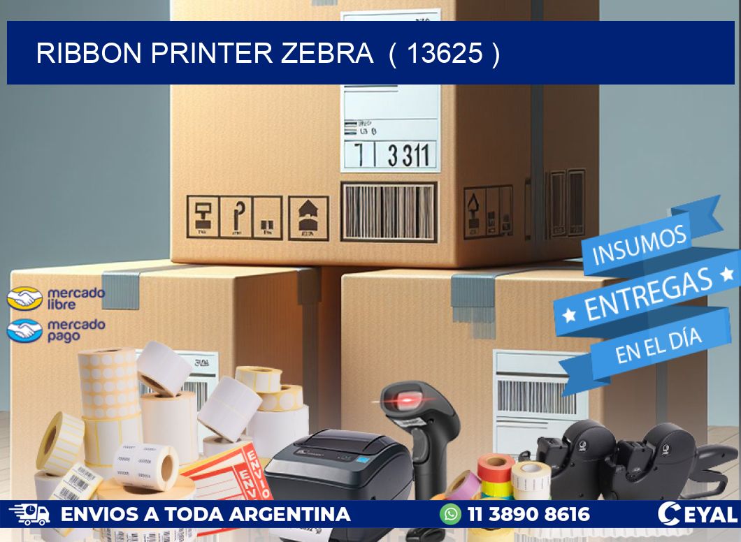 RIBBON PRINTER ZEBRA  ( 13625 )
