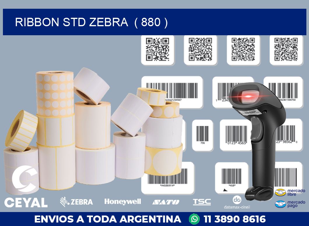 RIBBON STD ZEBRA  ( 880 )