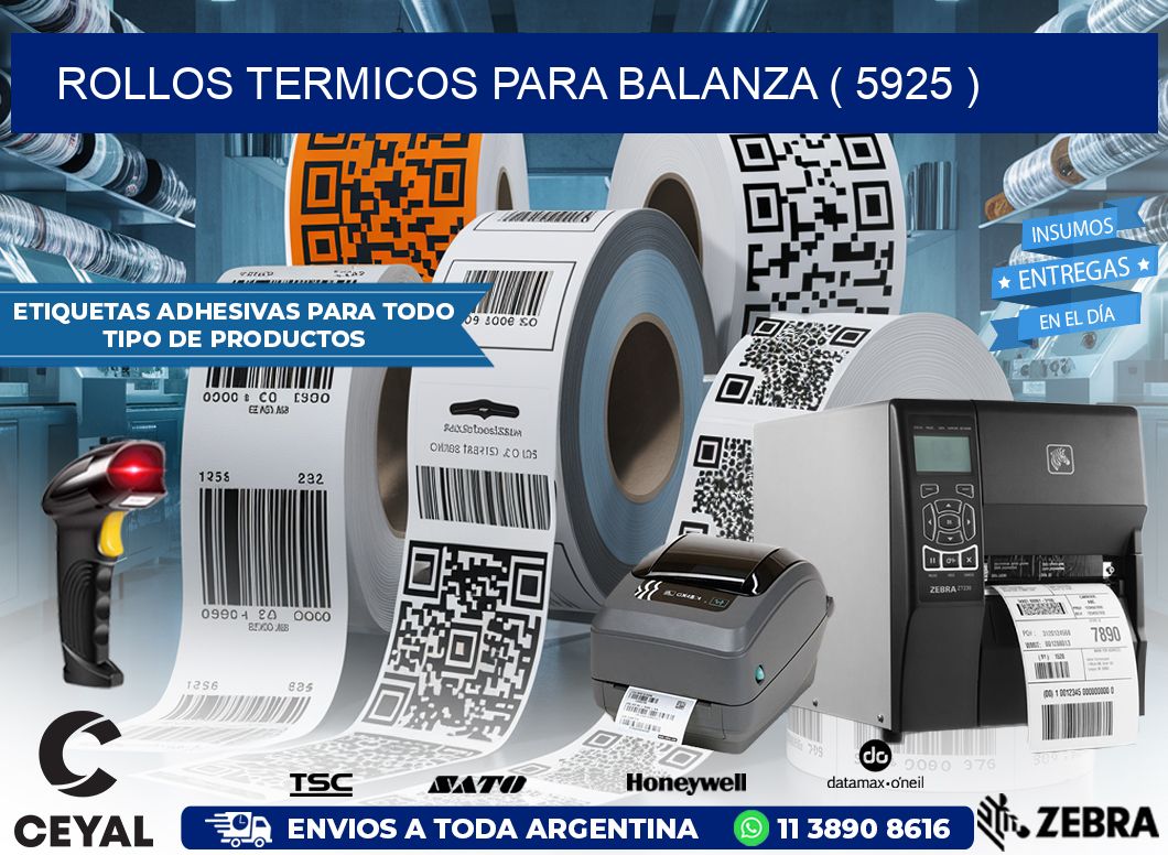 ROLLOS TERMICOS PARA BALANZA ( 5925 )