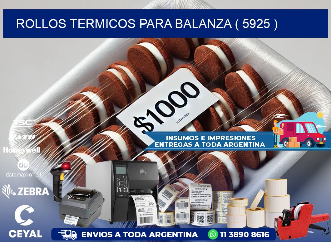 ROLLOS TERMICOS PARA BALANZA ( 5925 )