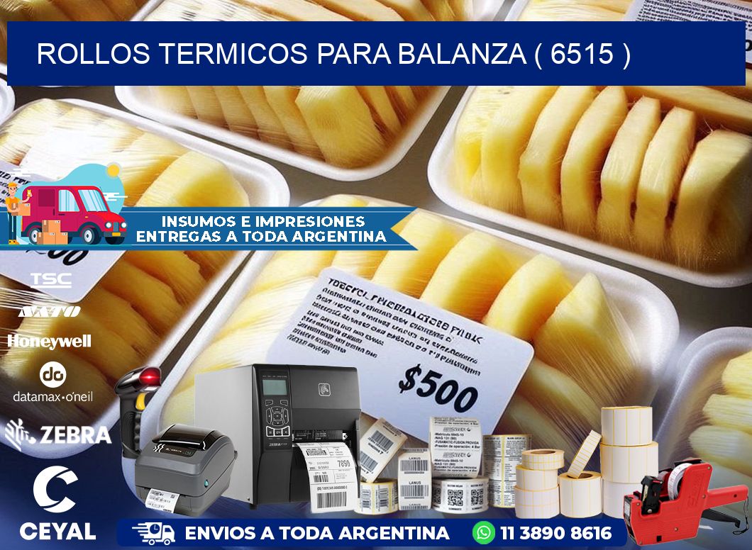 ROLLOS TERMICOS PARA BALANZA ( 6515 )