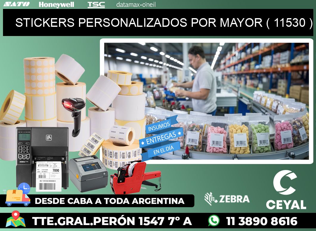 STICKERS PERSONALIZADOS POR MAYOR ( 11530 )