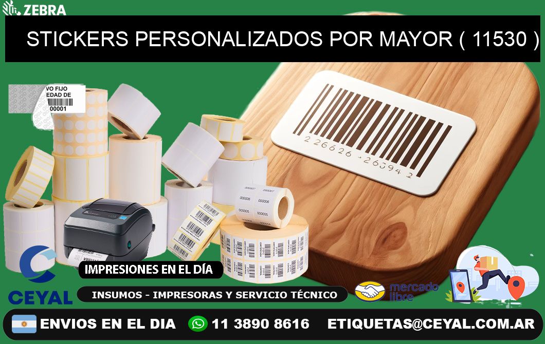 STICKERS PERSONALIZADOS POR MAYOR ( 11530 )