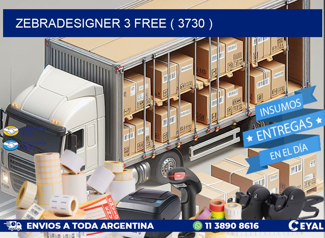 ZEBRADESIGNER 3 FREE ( 3730 )