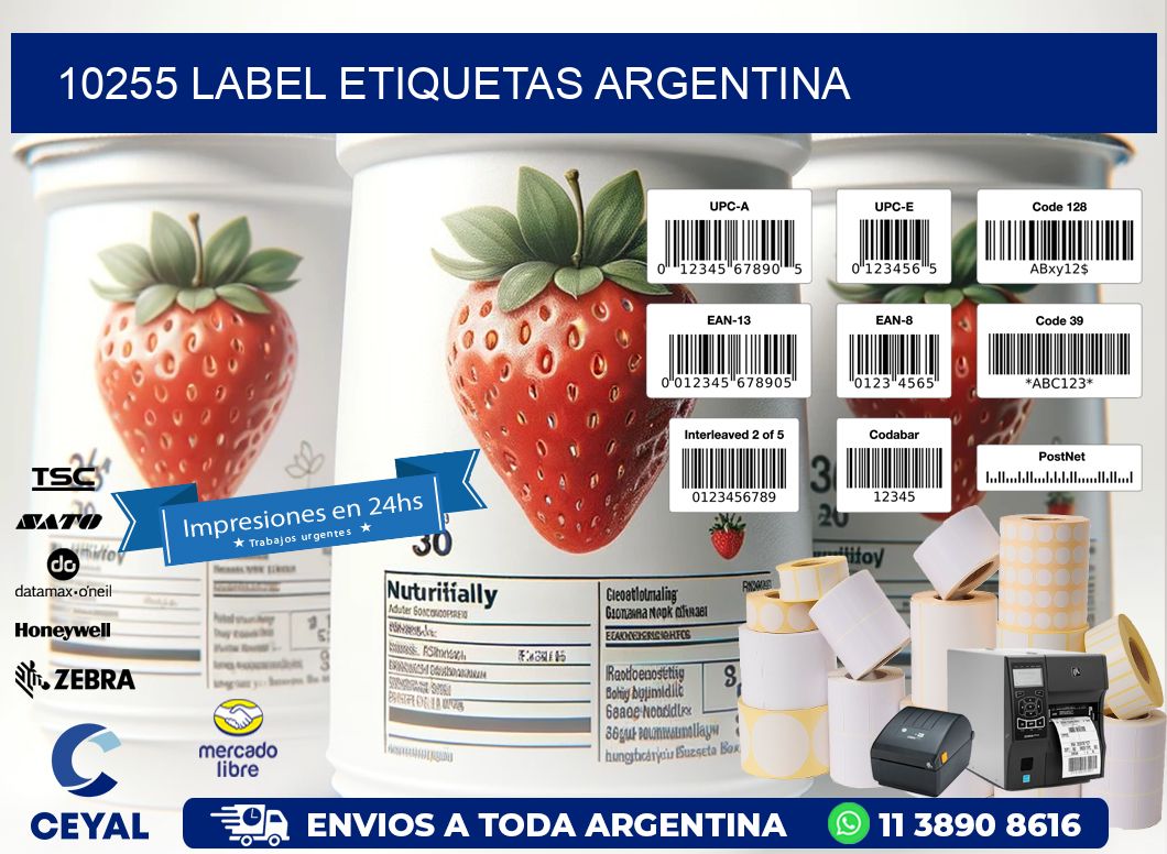 10255 LABEL ETIQUETAS ARGENTINA