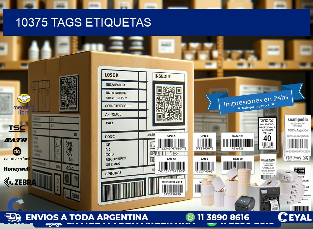 10375 TAGS ETIQUETAS