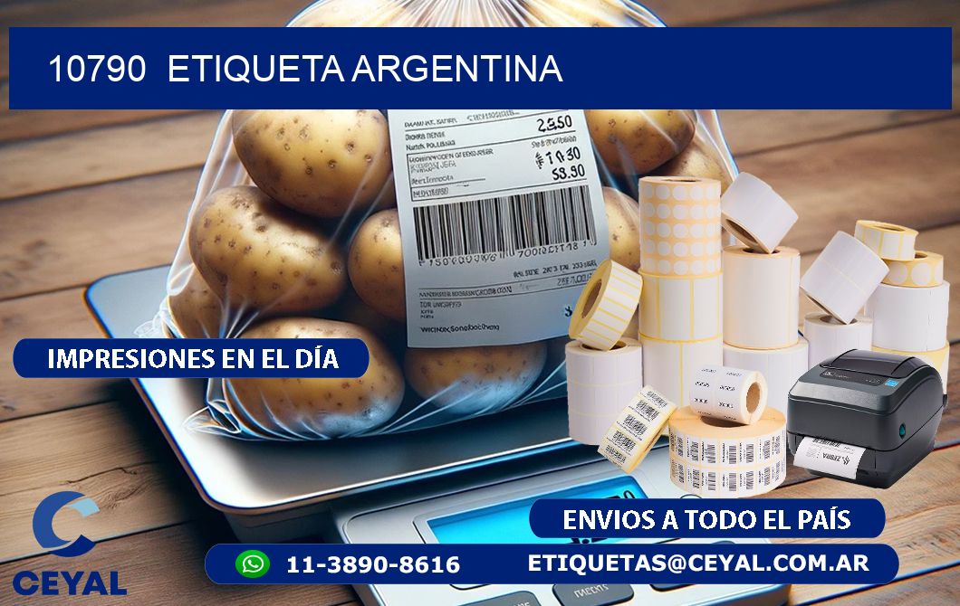 10790  ETIQUETA ARGENTINA