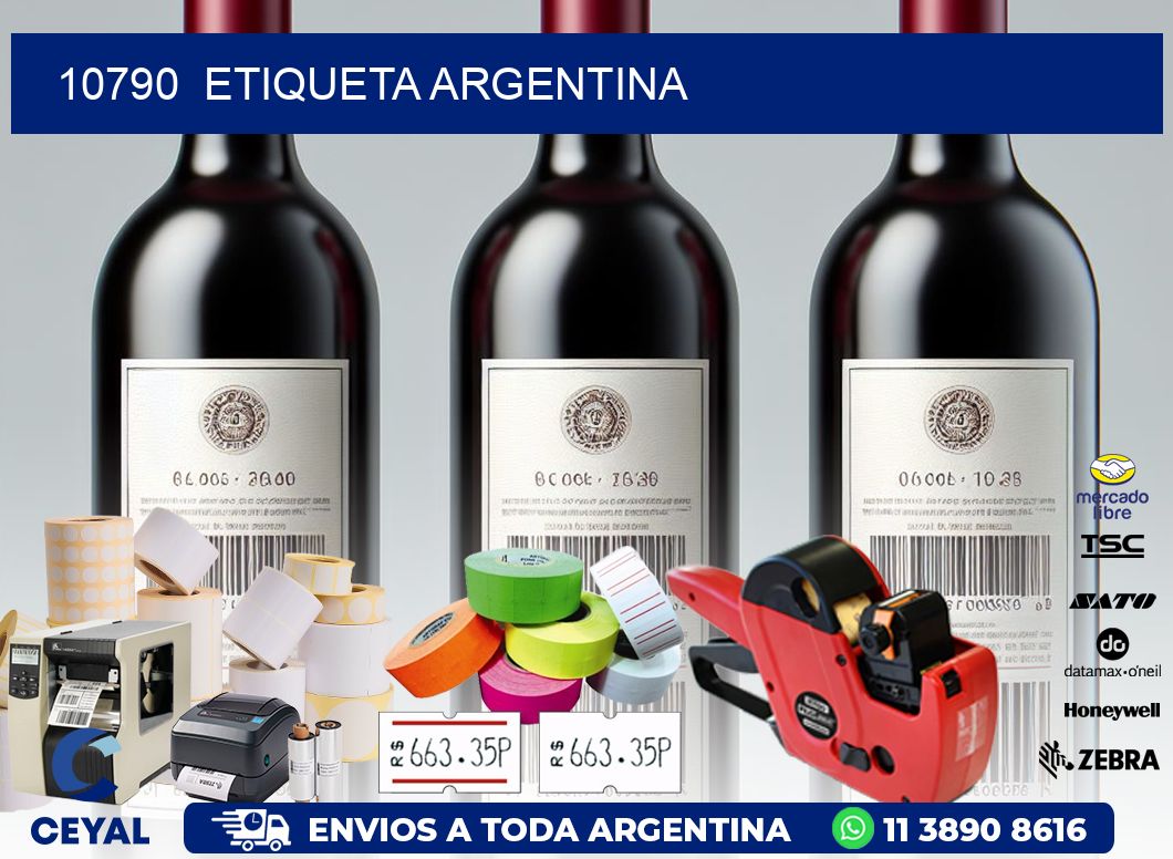 10790  ETIQUETA ARGENTINA