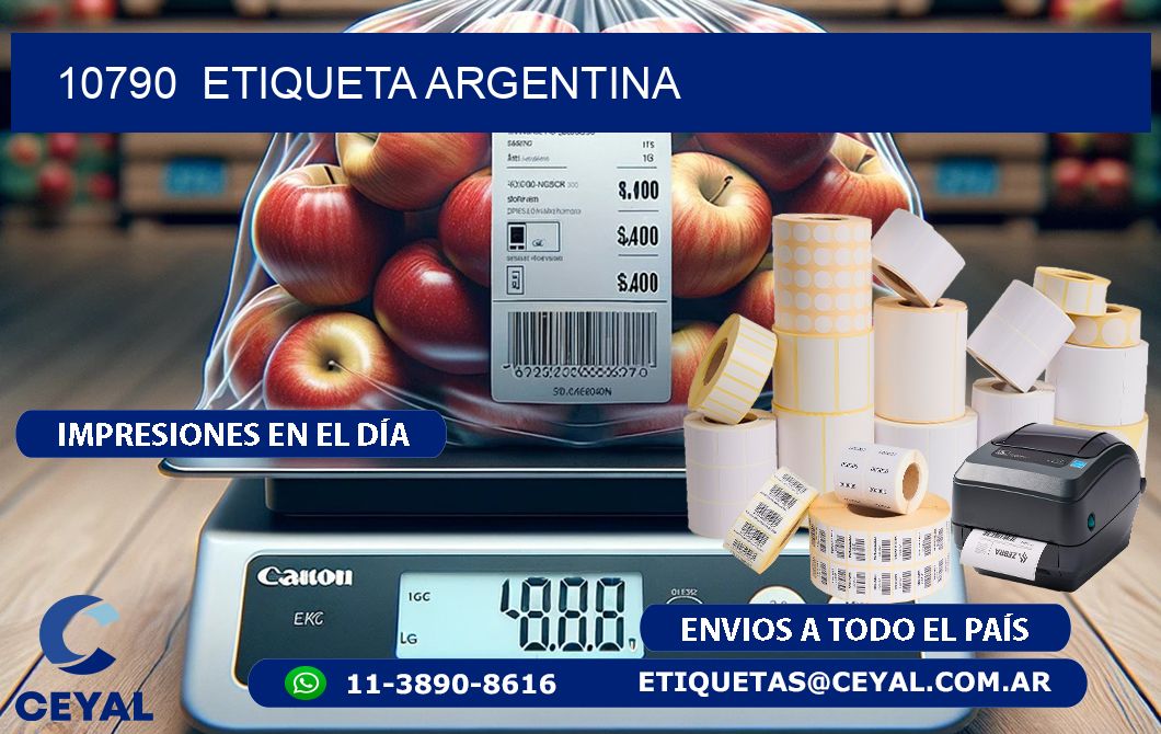 10790  ETIQUETA ARGENTINA