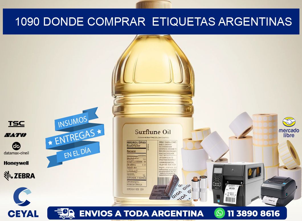 1090 DONDE COMPRAR  ETIQUETAS ARGENTINAS