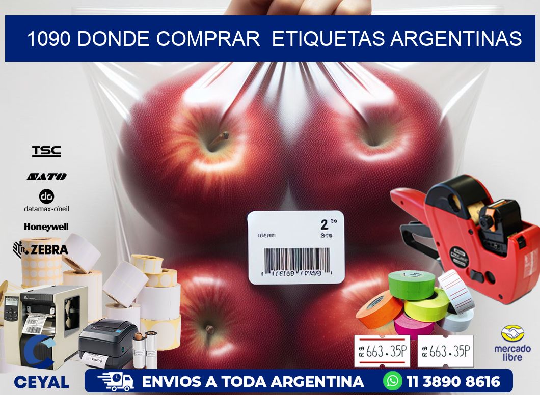 1090 DONDE COMPRAR  ETIQUETAS ARGENTINAS