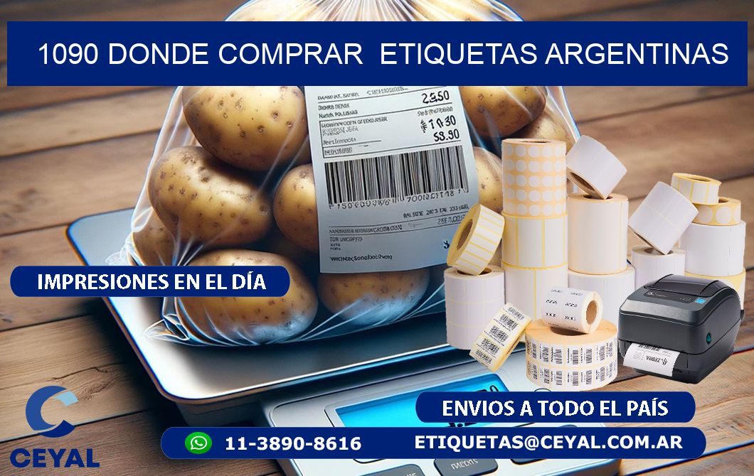 1090 DONDE COMPRAR  ETIQUETAS ARGENTINAS