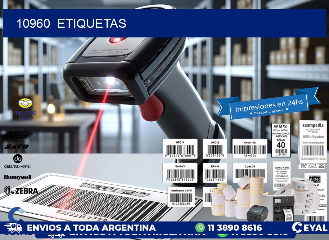 10960  ETIQUETAS