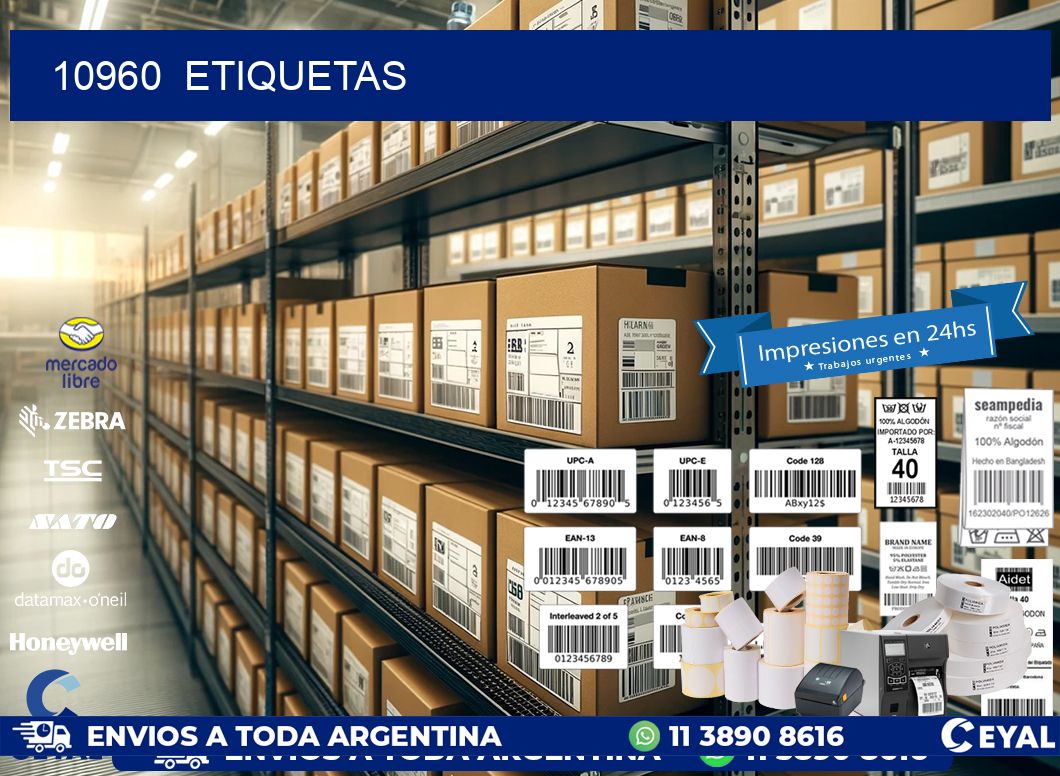 10960  ETIQUETAS