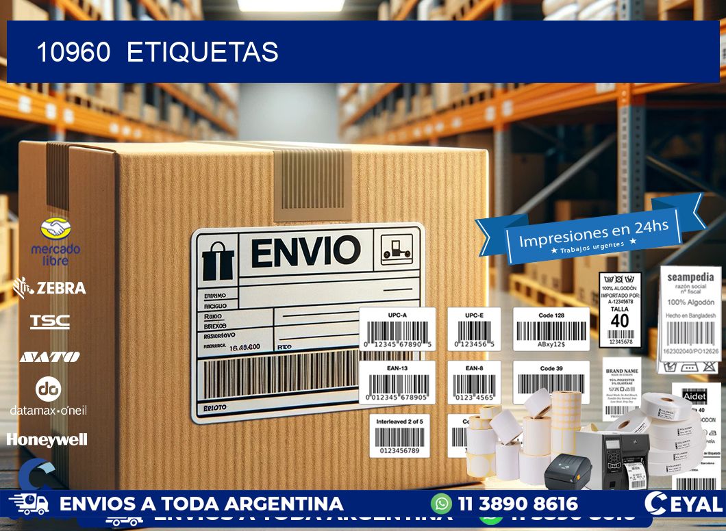 10960  ETIQUETAS