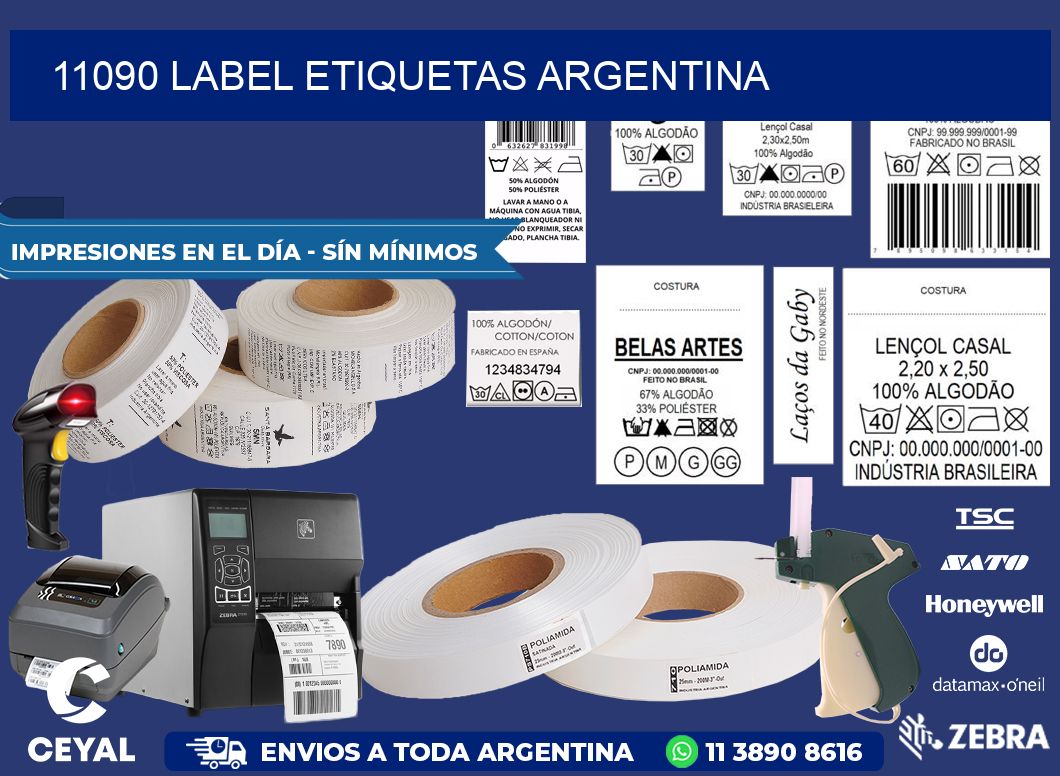 11090 LABEL ETIQUETAS ARGENTINA