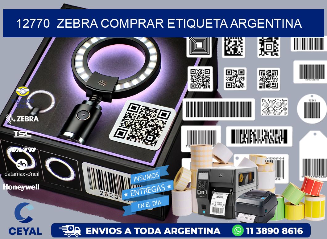 12770  ZEBRA COMPRAR ETIQUETA ARGENTINA
