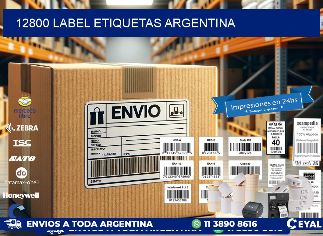 12800 LABEL ETIQUETAS ARGENTINA