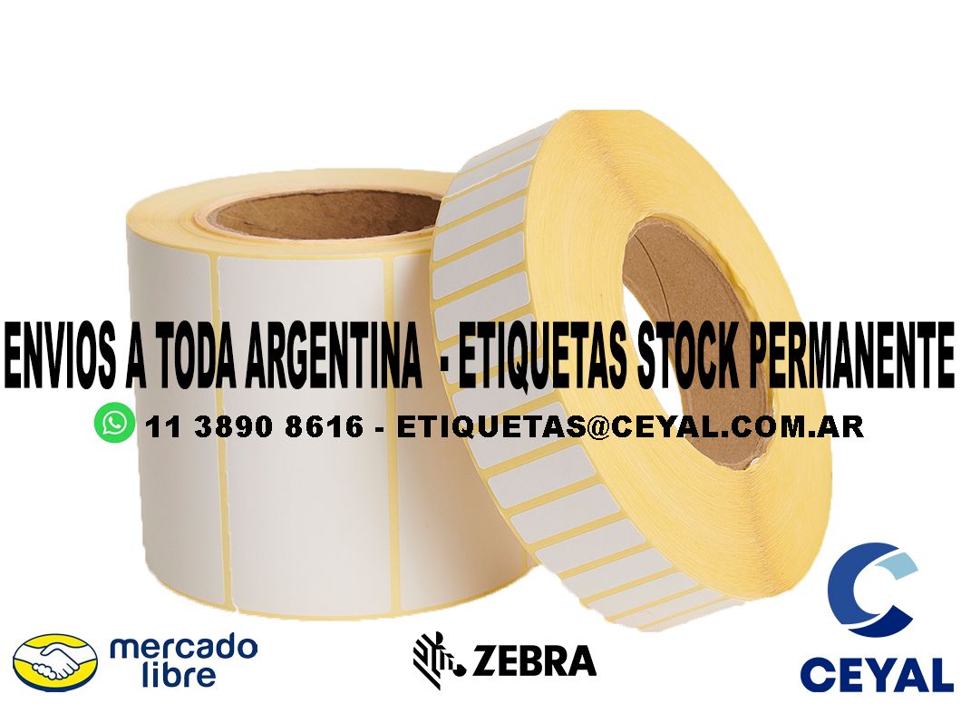 1300 ETIQUETAS RIBBON 89 x 98