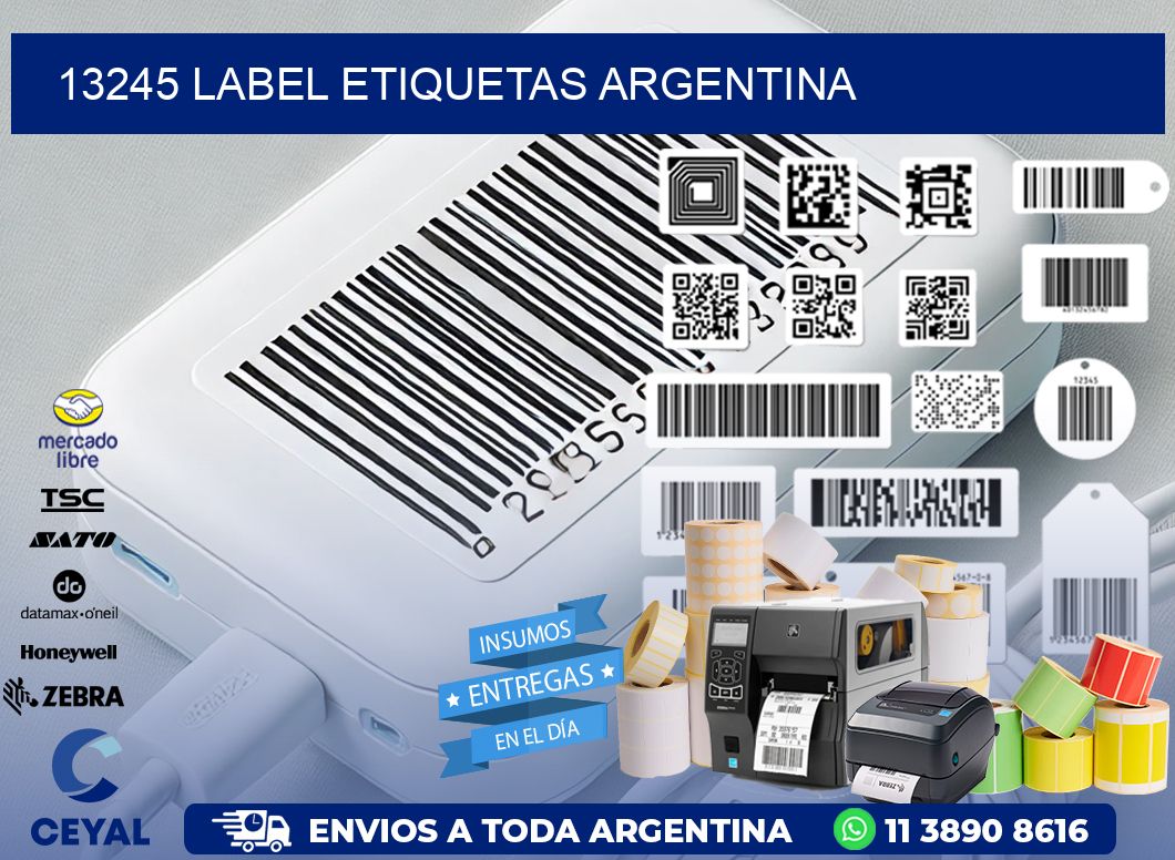 13245 LABEL ETIQUETAS ARGENTINA