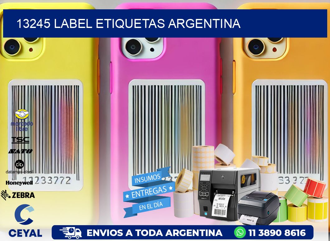 13245 LABEL ETIQUETAS ARGENTINA