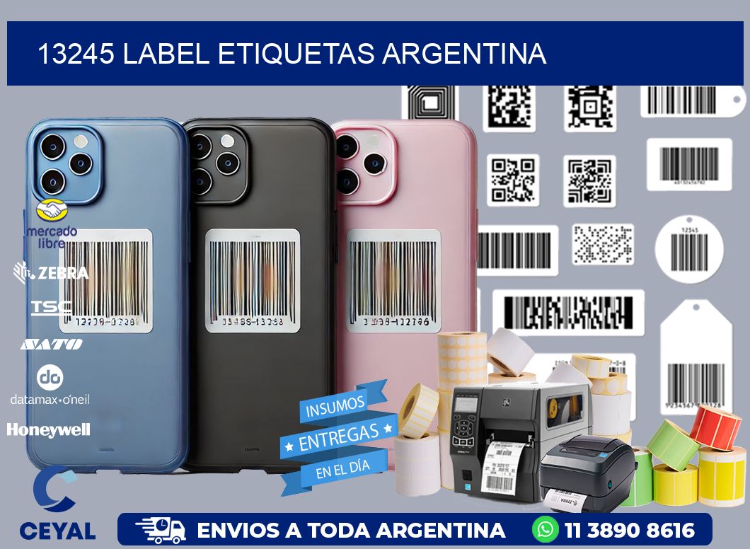 13245 LABEL ETIQUETAS ARGENTINA