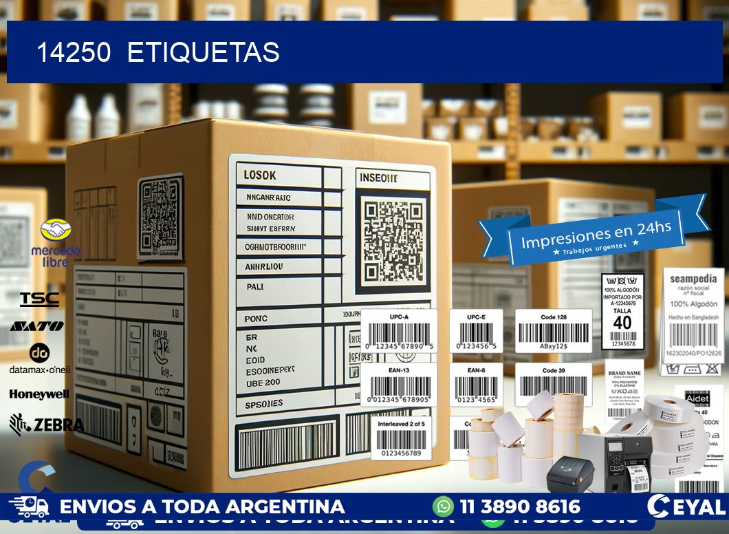 14250  ETIQUETAS