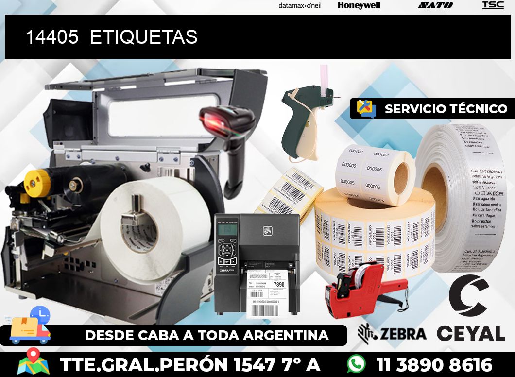 14405  ETIQUETAS