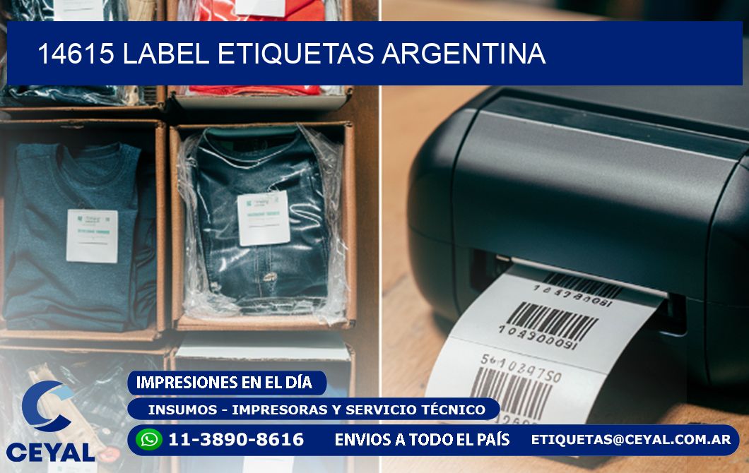 14615 LABEL ETIQUETAS ARGENTINA