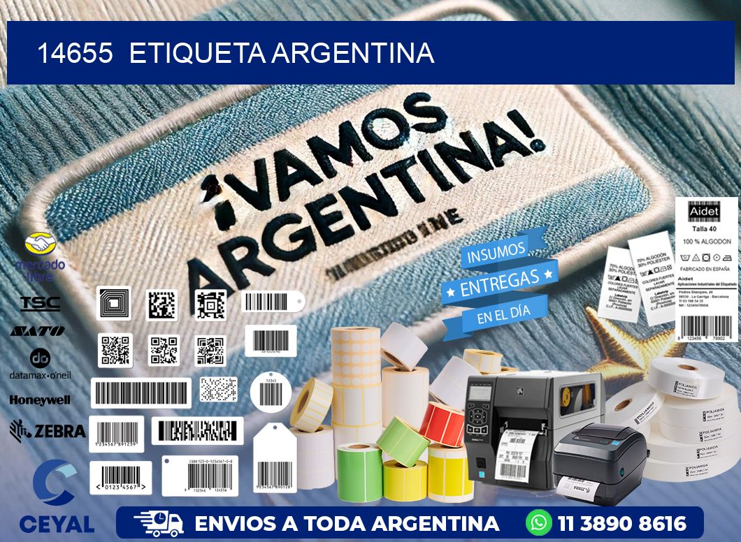 14655  ETIQUETA ARGENTINA