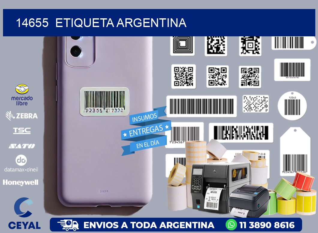 14655  ETIQUETA ARGENTINA