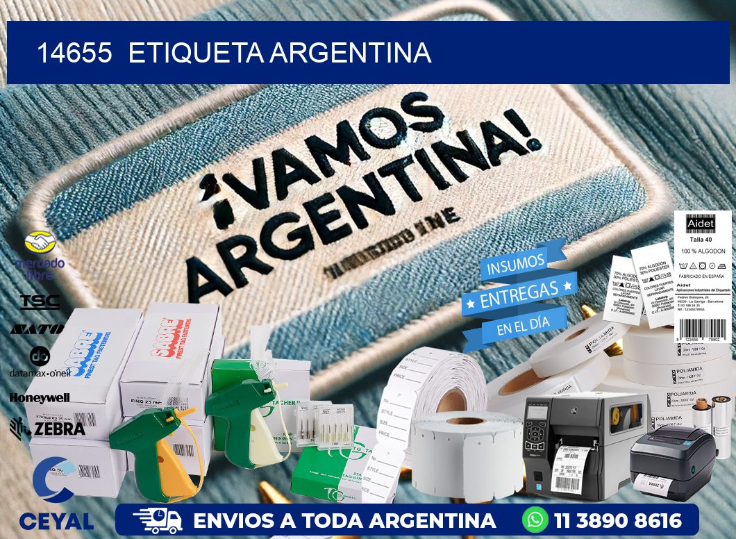 14655  ETIQUETA ARGENTINA