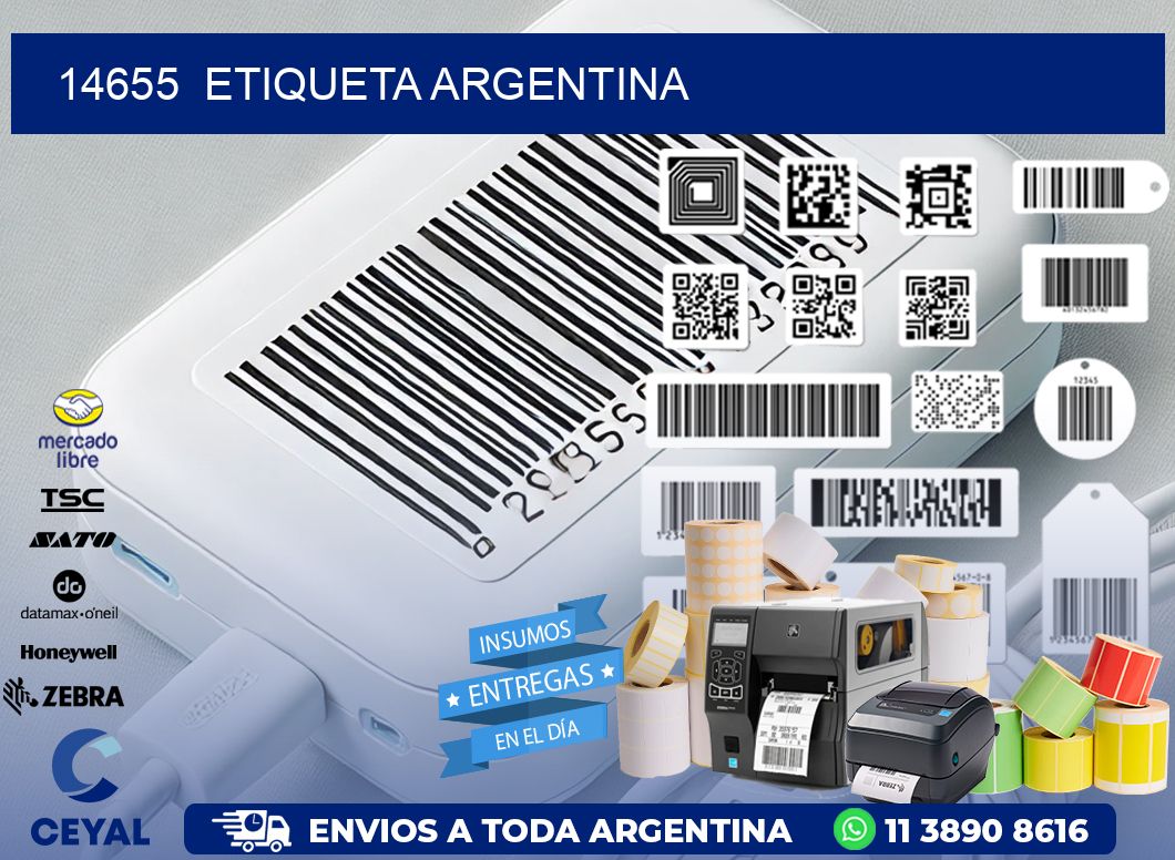 14655  ETIQUETA ARGENTINA