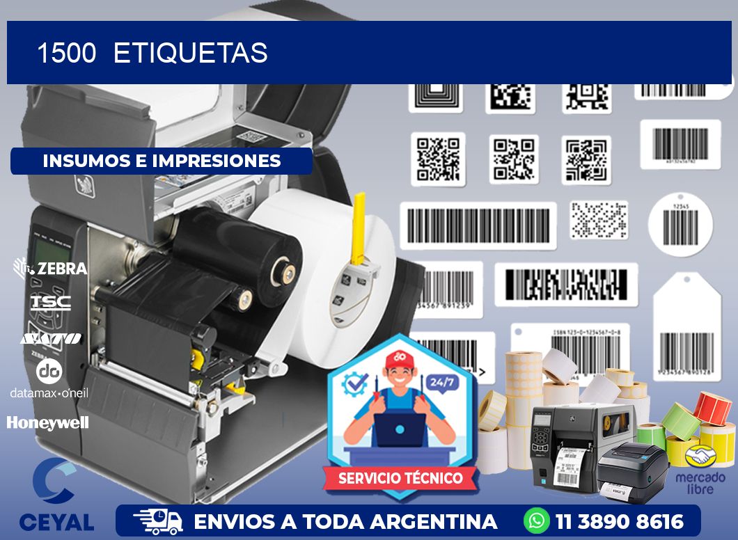 1500  ETIQUETAS