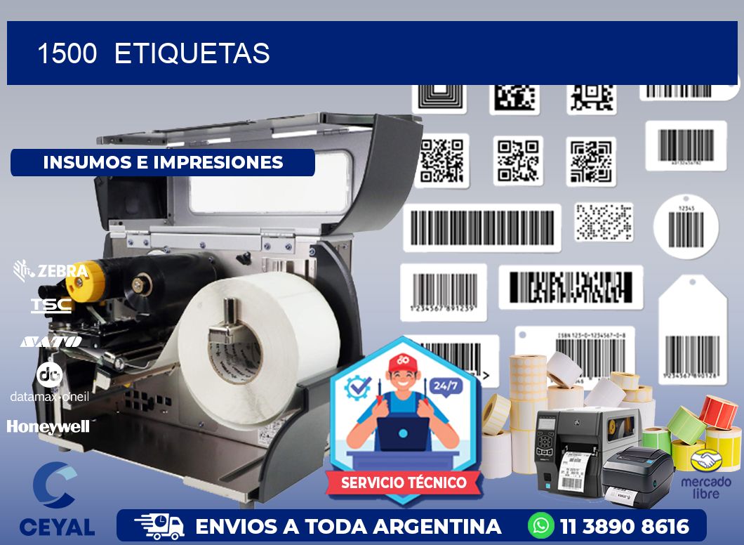 1500  ETIQUETAS